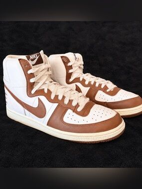Nike Terminator Cacao Wow Sneakers Shoes Men's Sz 10.5 High Top Brown FJ4199-100